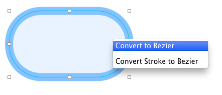 Converting shape to a bezier