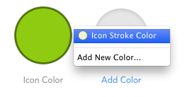 Adding a color to StyleKit Catalog using the Add Color placeholder