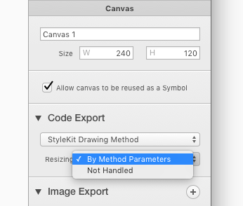 Resizing Popup Button in Canvas Inspector