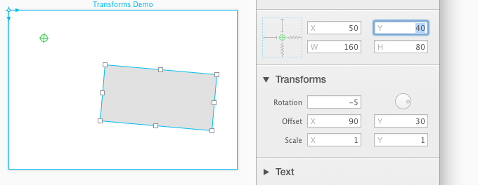 Transform Offset in Inspector