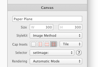 Canvas StyleKit Settings