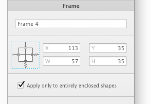 Apply only ot entirely enclosed shapes checkbox