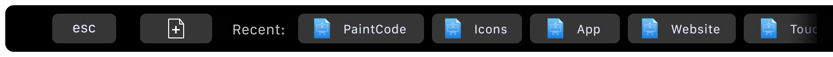 Touch Bar for Documents
