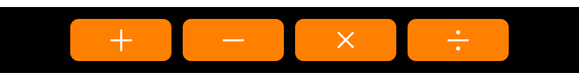 Touch Bar Operator Buttons