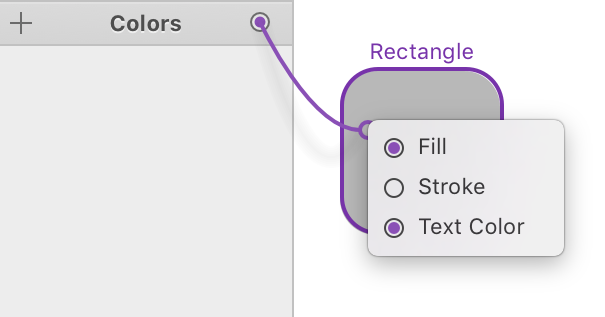 Dragging Color Connection