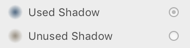 Shadow Usage Dots