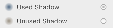 Shadow Usage Dots