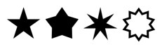 Examples of Stars